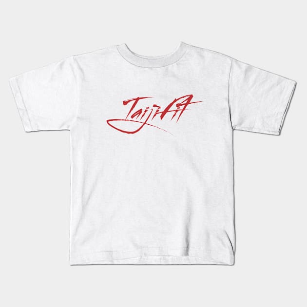 Taijifit Script Tee Kids T-Shirt by TaijiFit